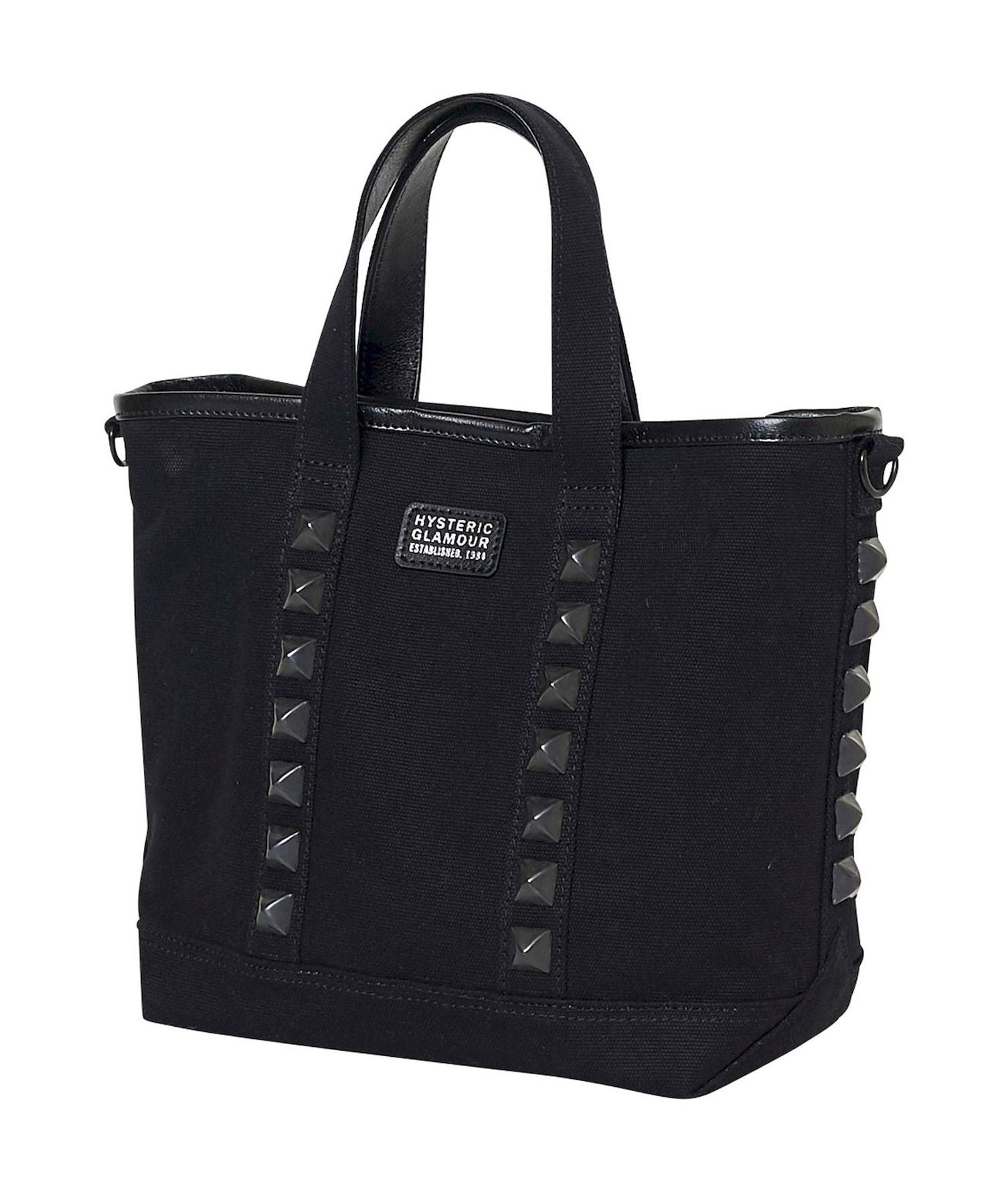 Studs Canvas Crossbody Bag