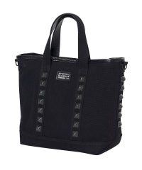 Studs Canvas Crossbody Bag