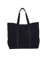 STUDS CANVAS TOTE