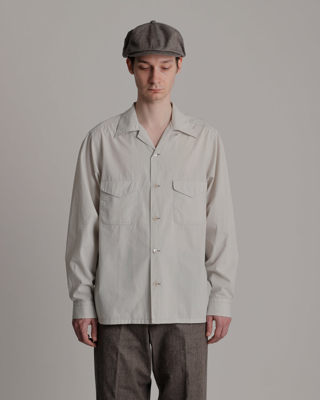 LOT.101 OPEN COLLAR SHIRT