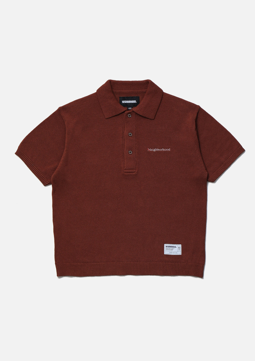 Knit Polo Ss - RED