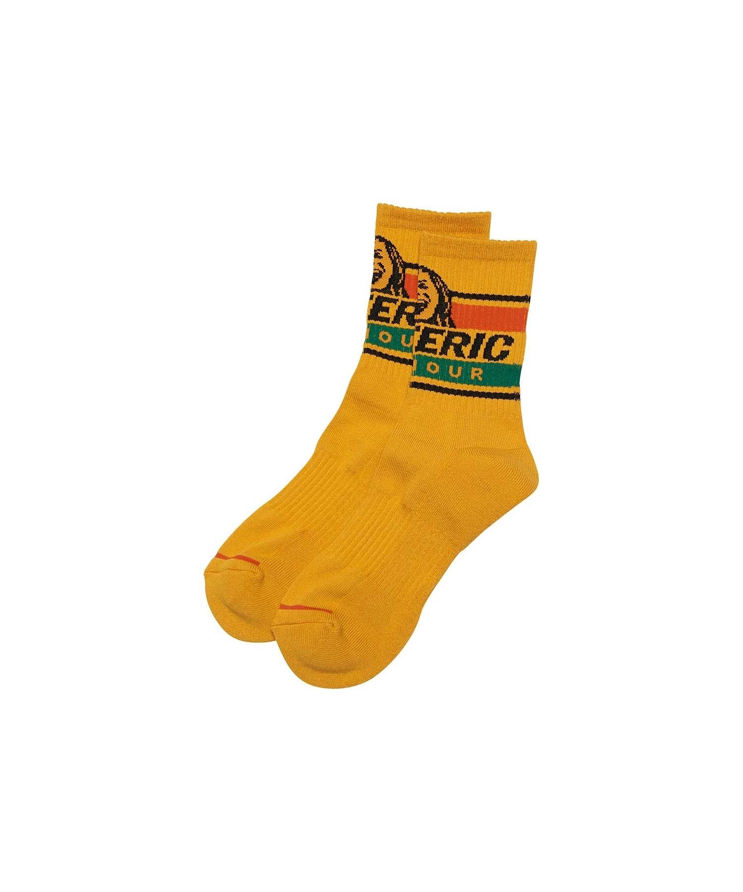 Make Me Smile Skater Socks - Yellow