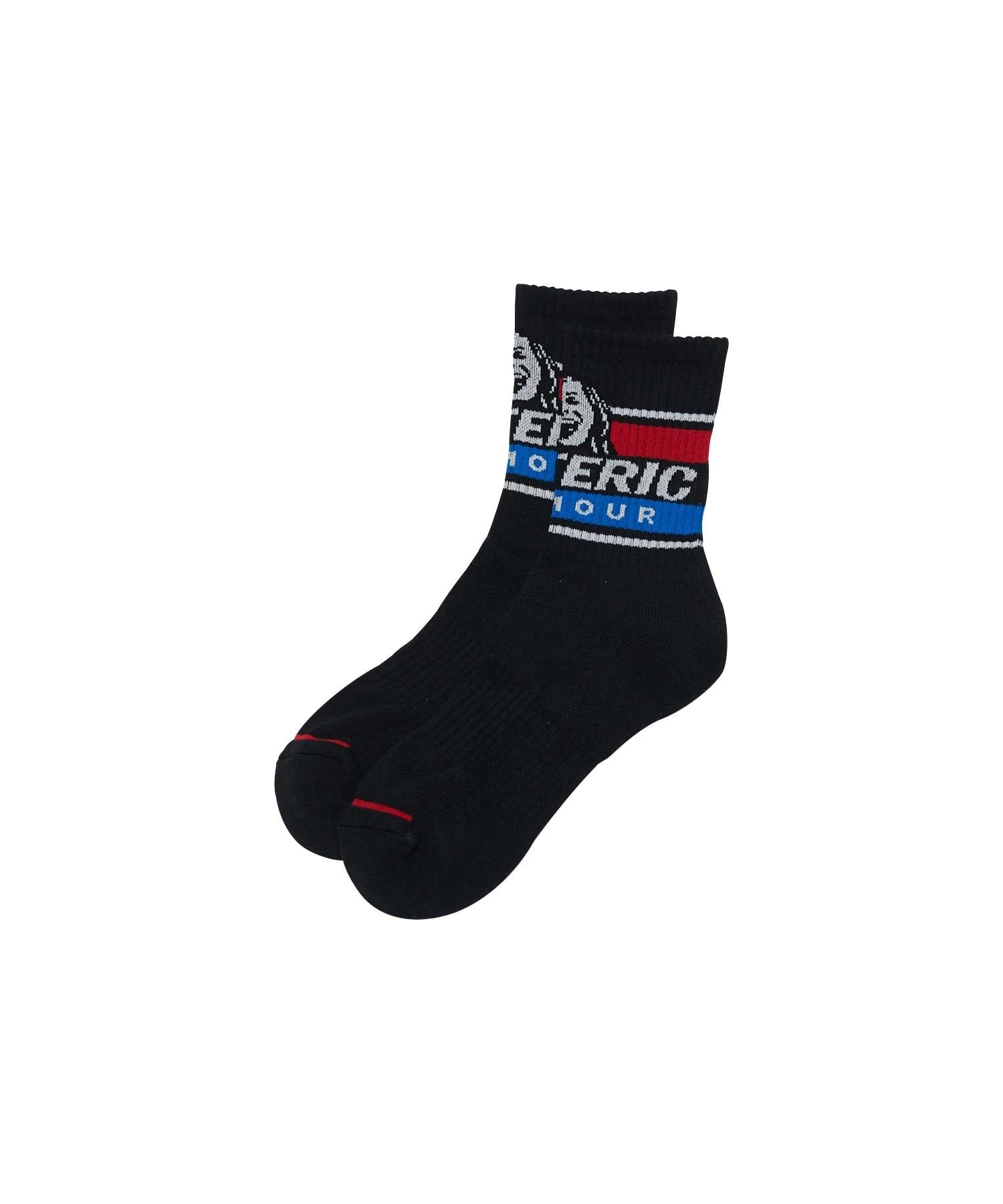 Make Me Smile Skater Socks - Black