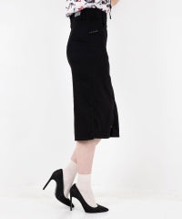 Front ZIP Tight Denim Skirt