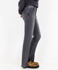 Guitar Girl Center Slit Denim Pants