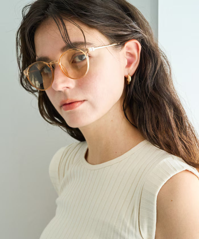 Color Frame Boston Fashion Glasses [Limited Edition]