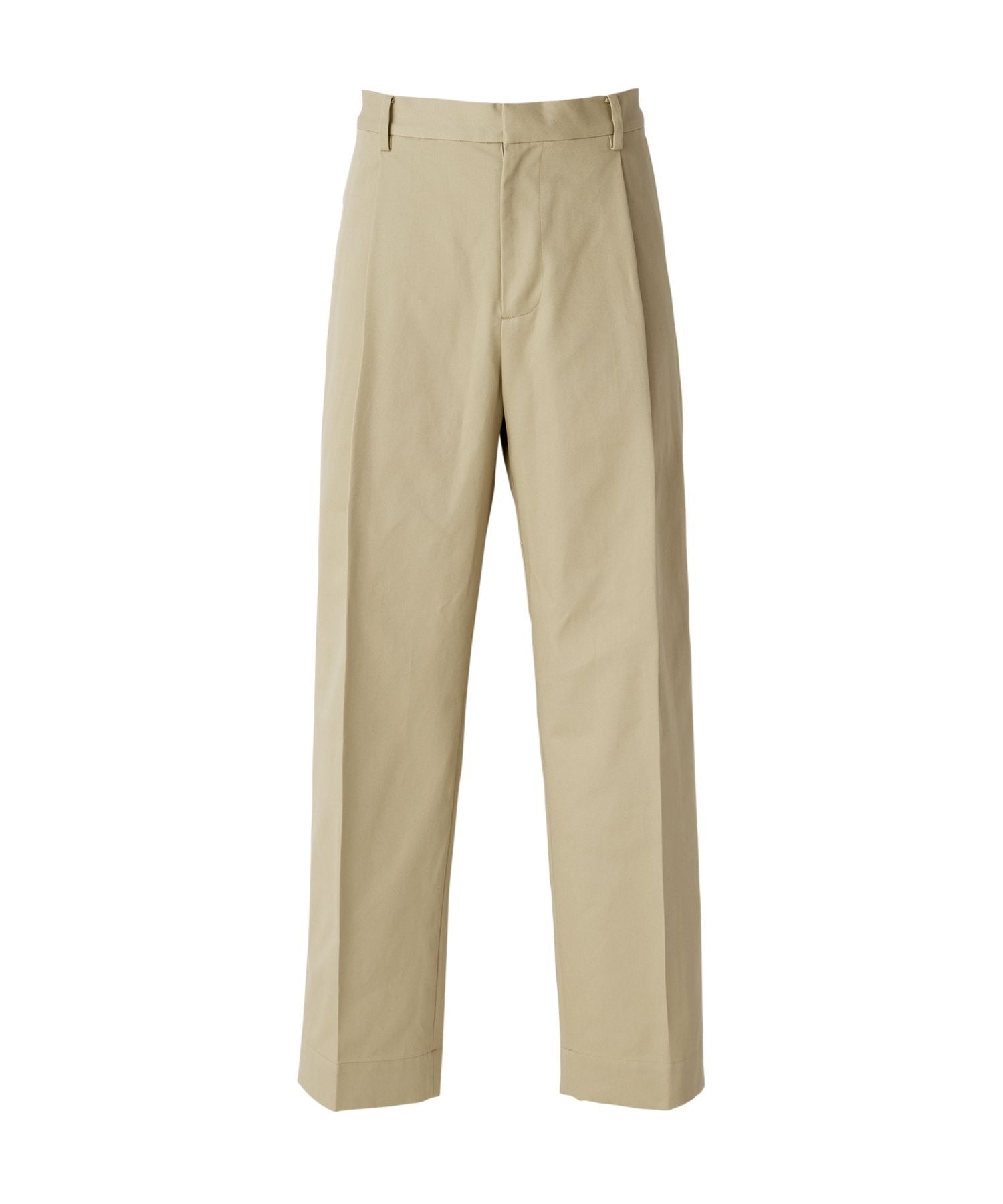 Wide Chino Pants - Beige