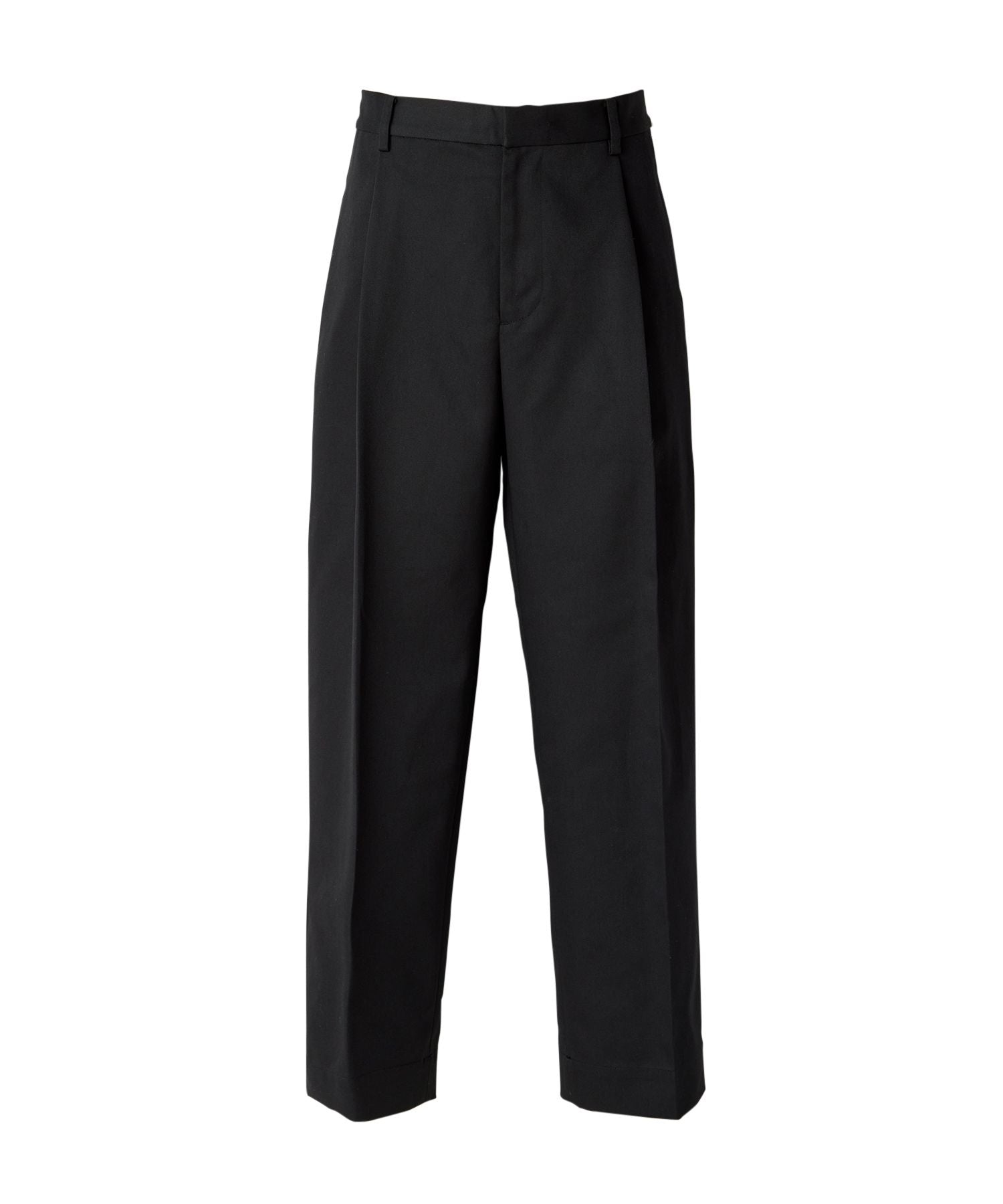 Wide Chino Pants - Black