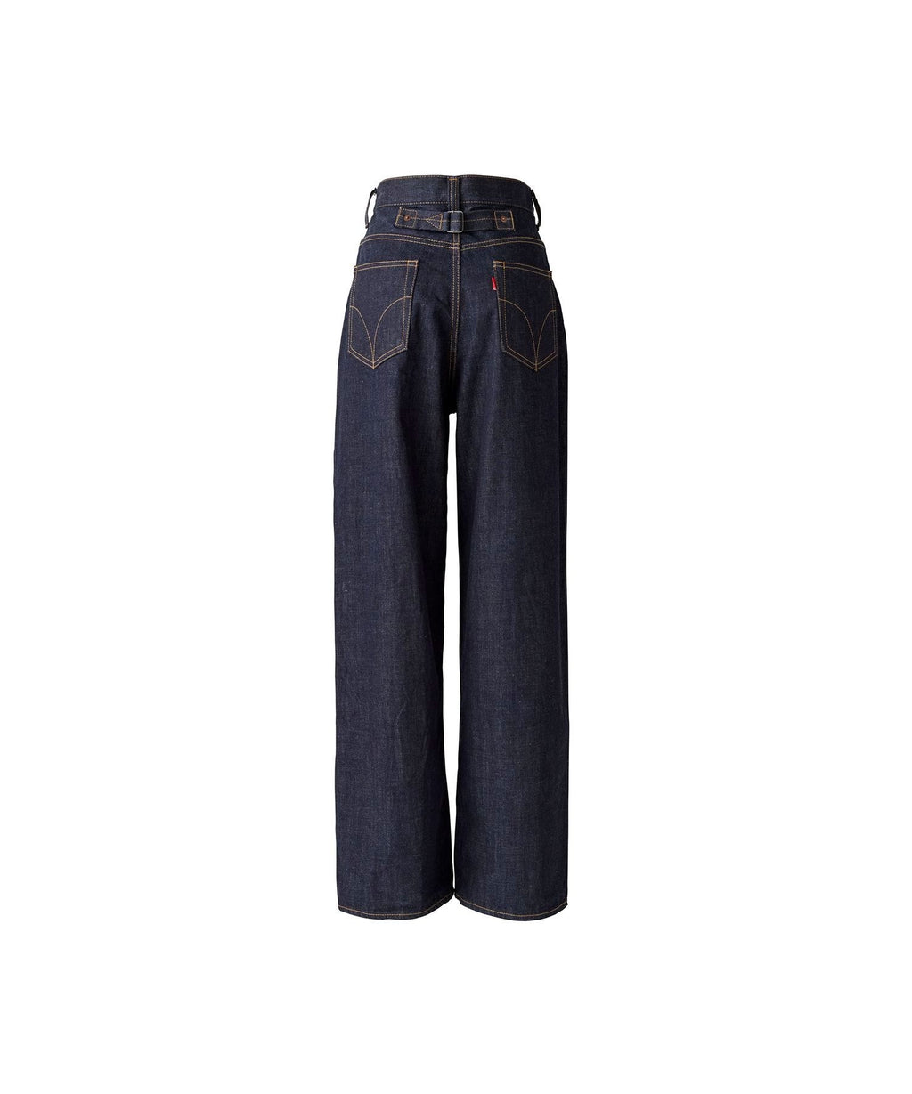 1-Tack Wide Denim Pants