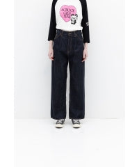 1-Tack Wide Denim Pants