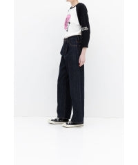 1-Tack Wide Denim Pants