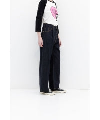 1-Tack Wide Denim Pants