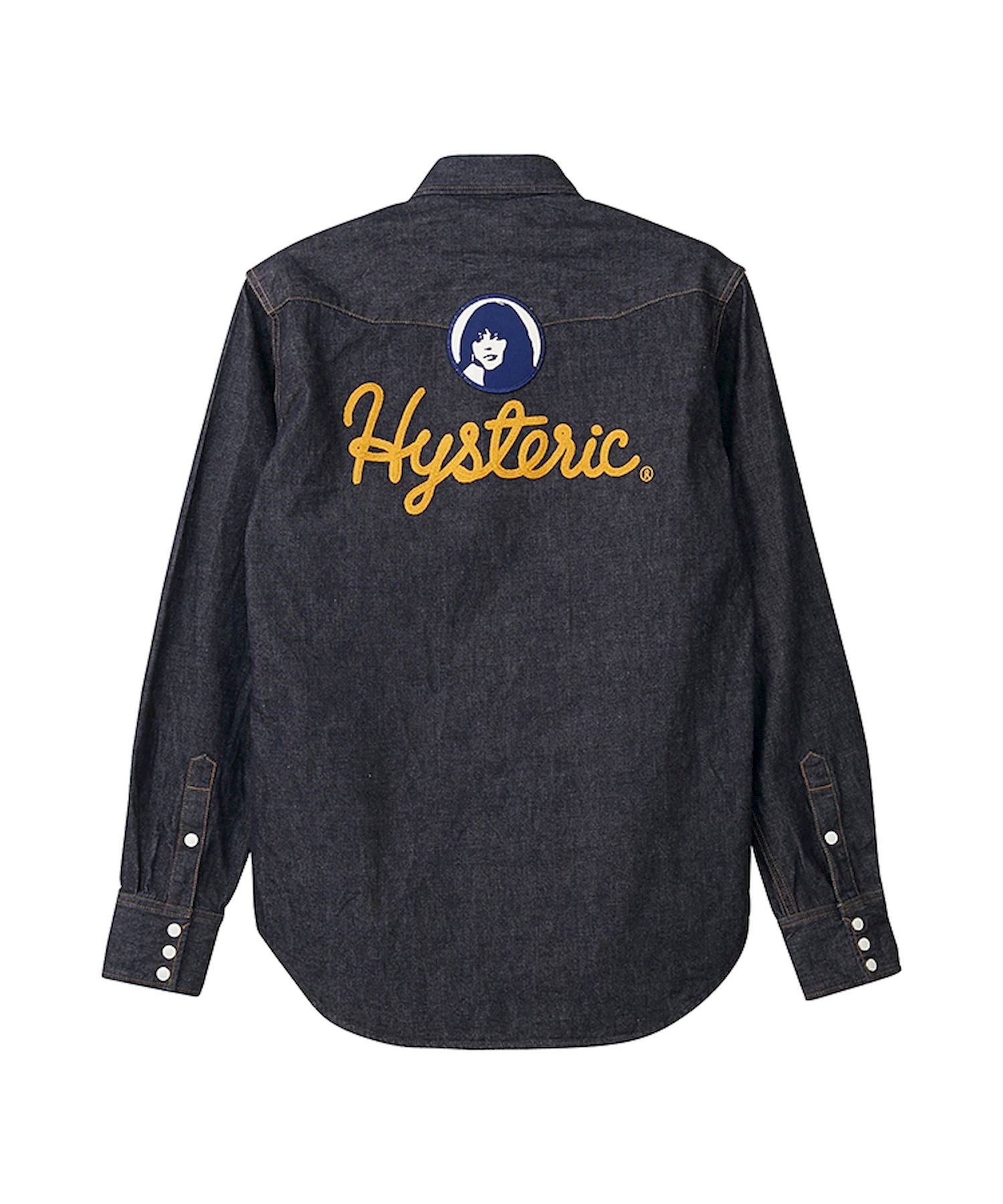 Hysteric Embroidered Western Denim Shirt