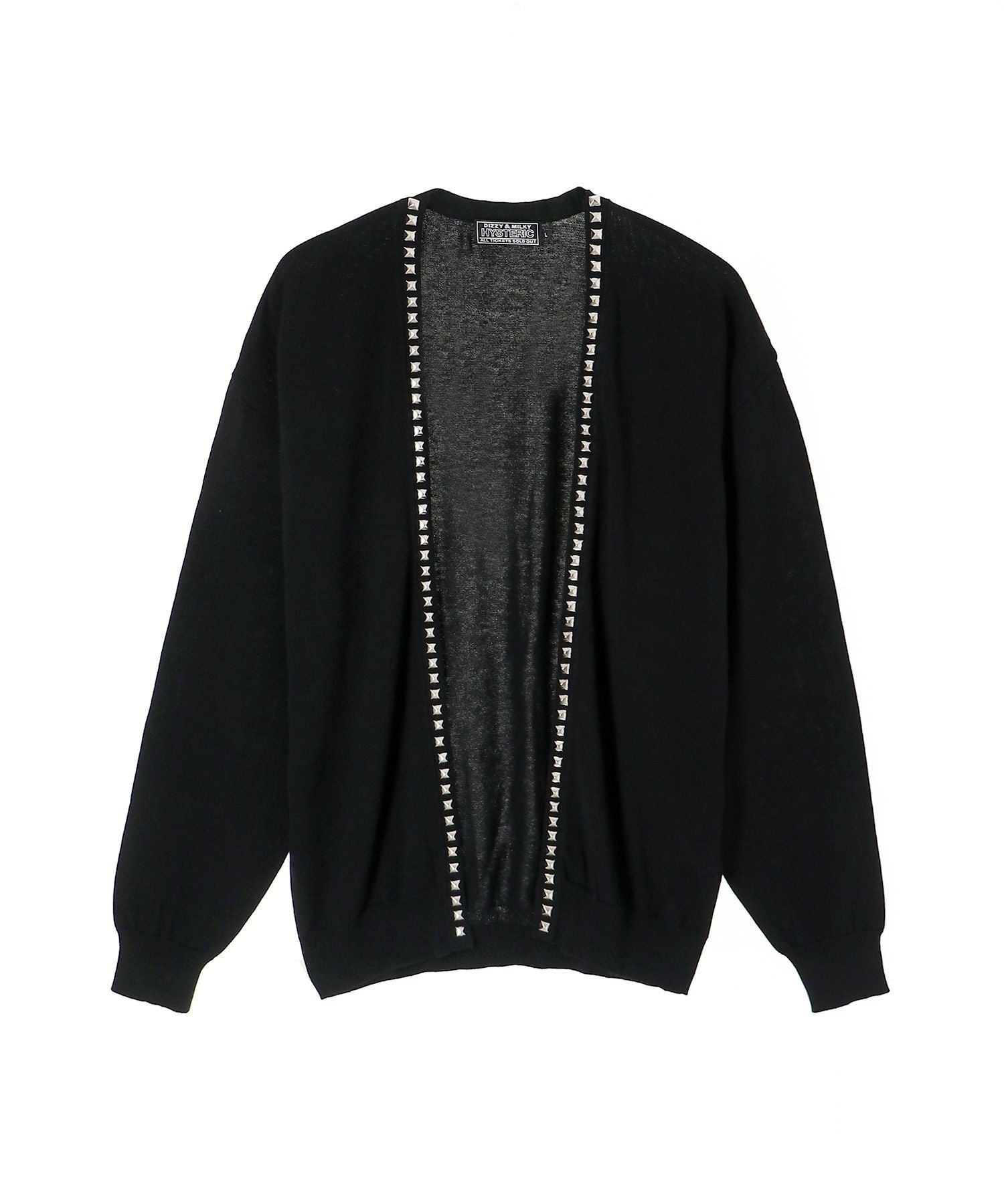 Studs Cardigan - Black