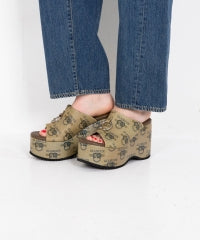 HG JAILBAIT Wedge Sole Sandal