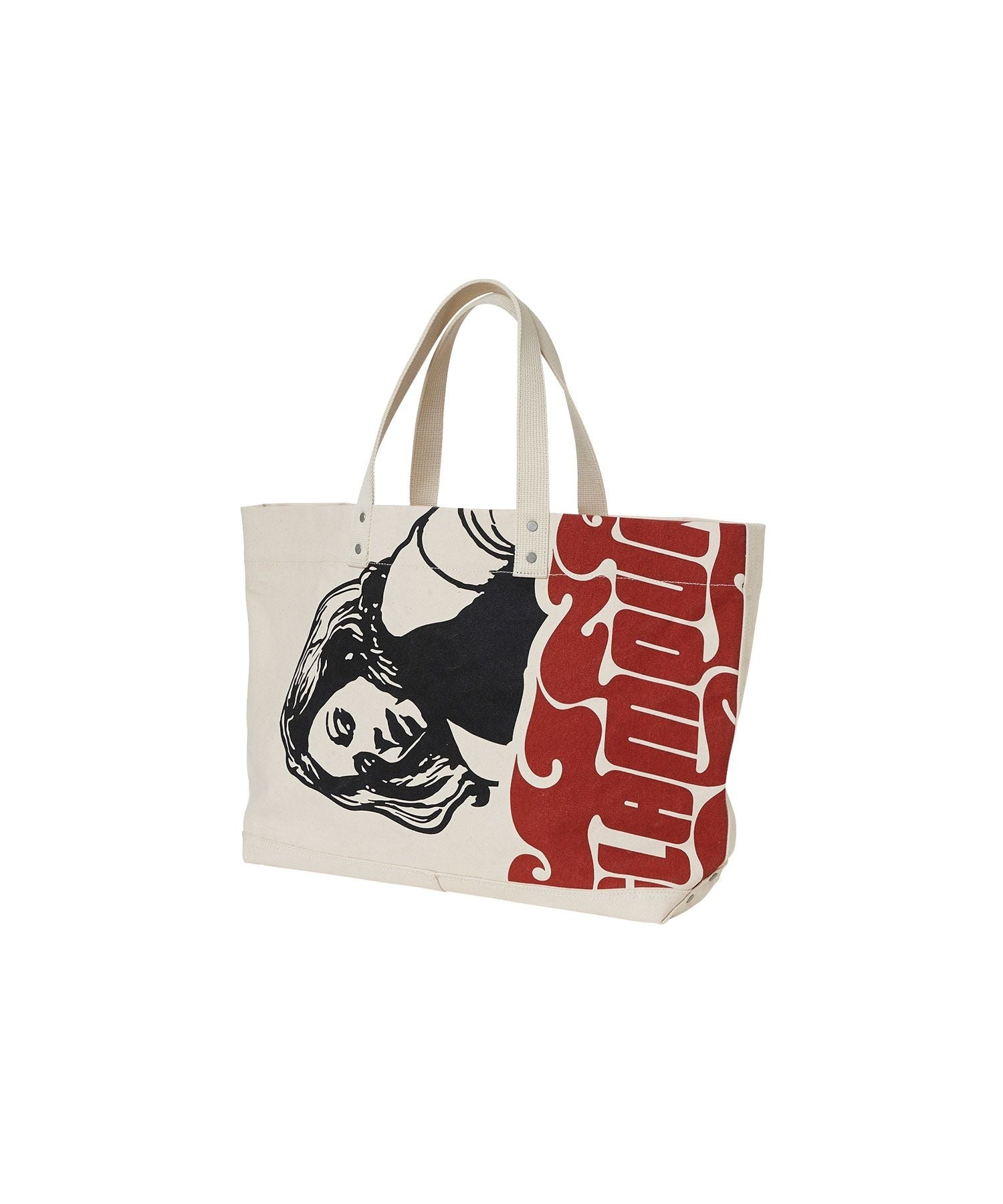 Vixen Girl Tote Bag - White