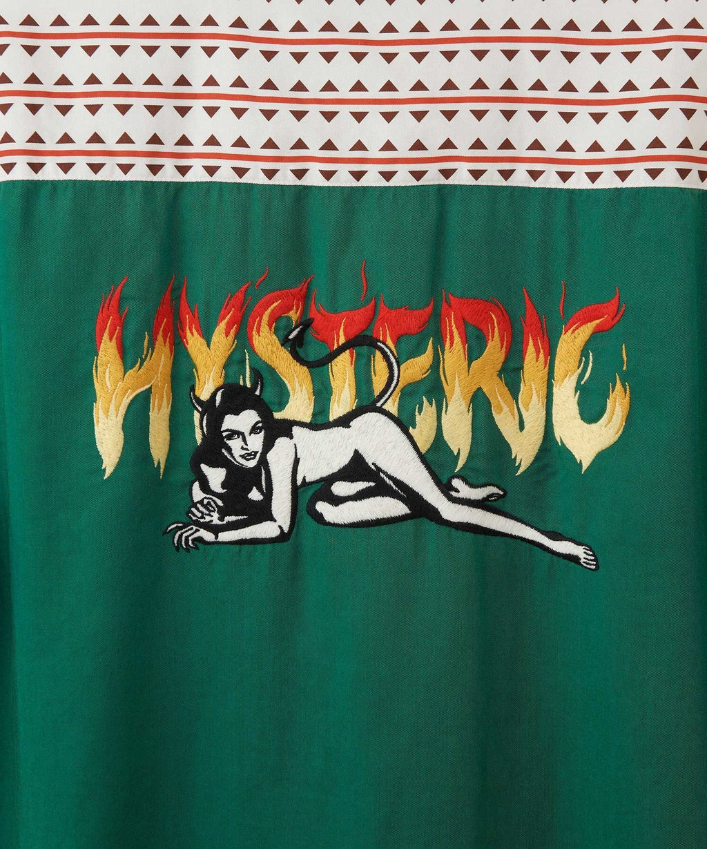 MONDO HYSTERIC Bowling Shirt