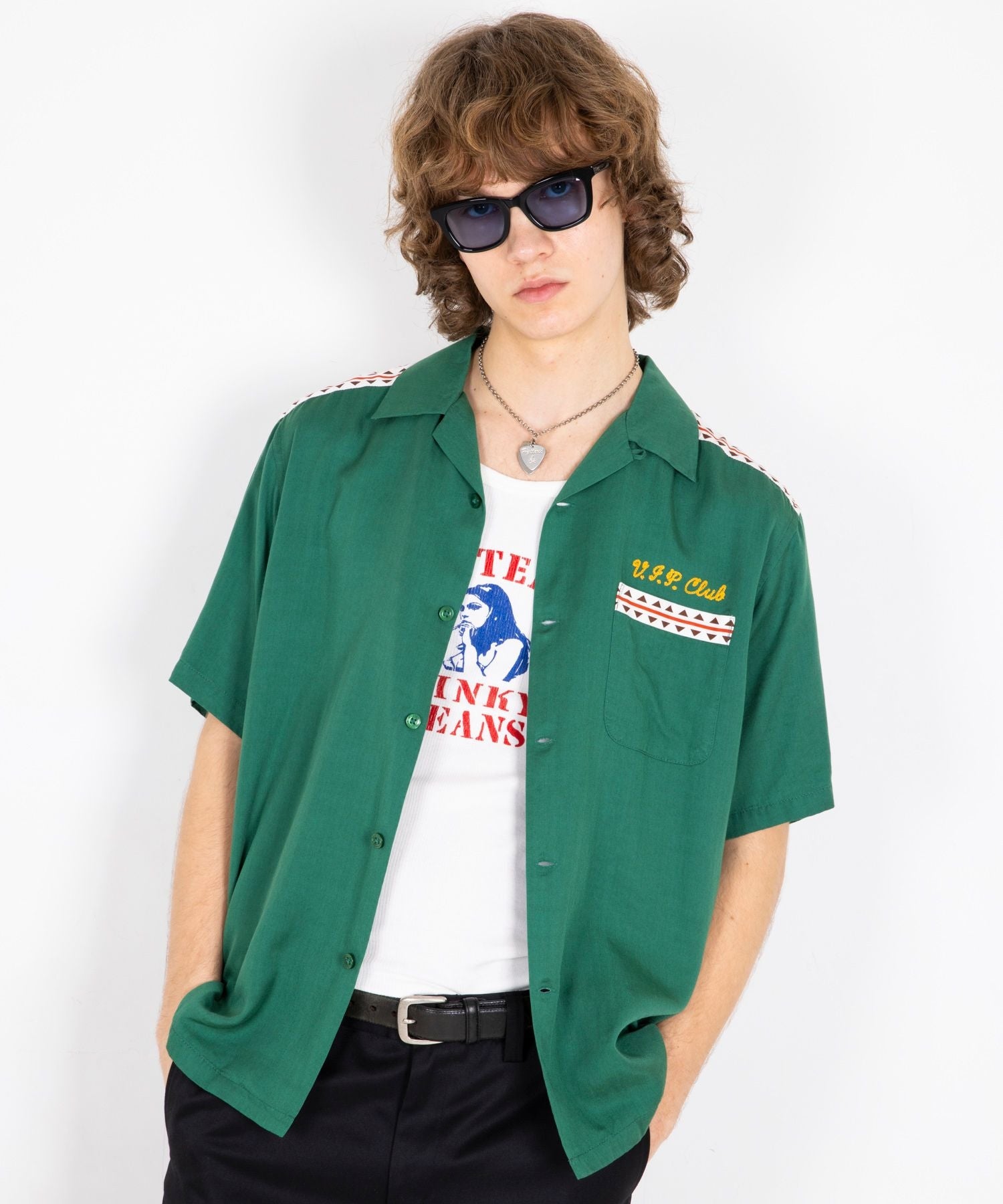 MONDO HYSTERIC Bowling Shirt