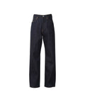 Rigid Straight Baggy Denim Pants - Indigo Blue