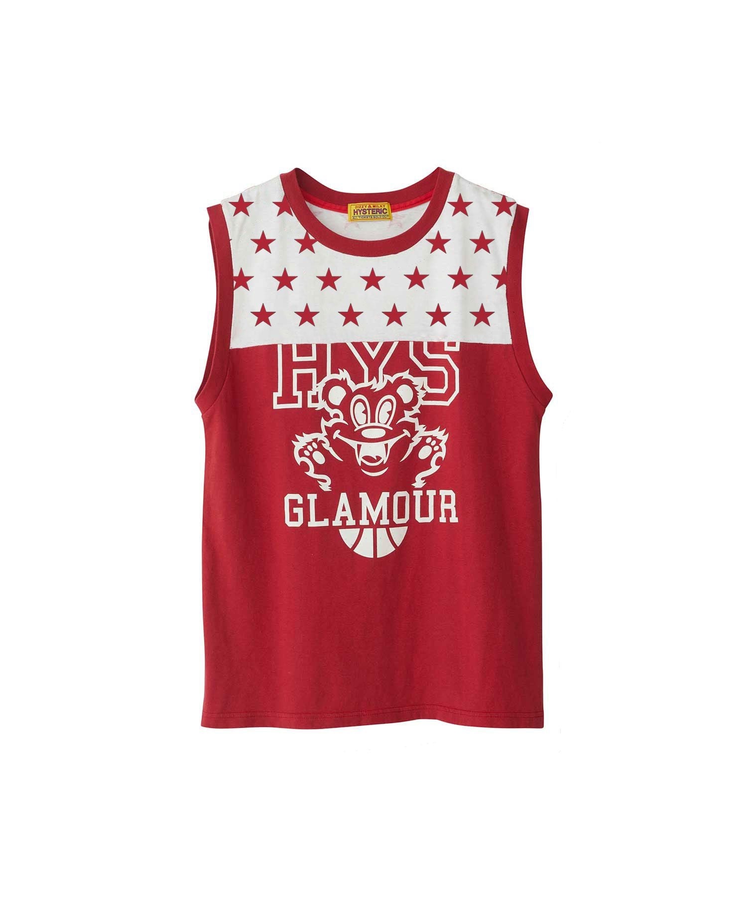 Fire Bear College Sleeveless - Red