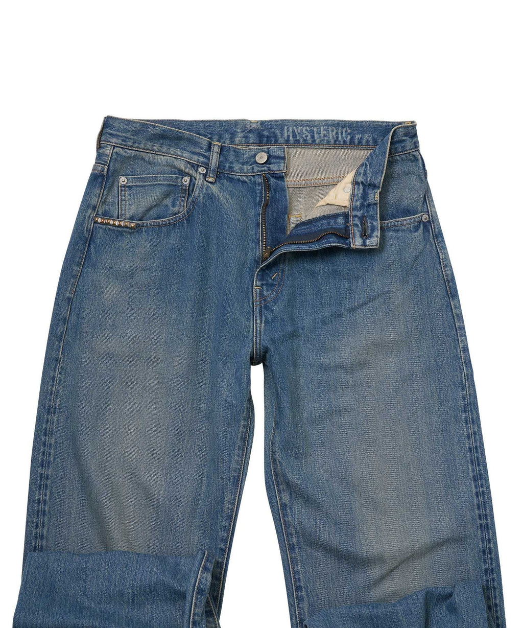 Loose Straight Denim Pants