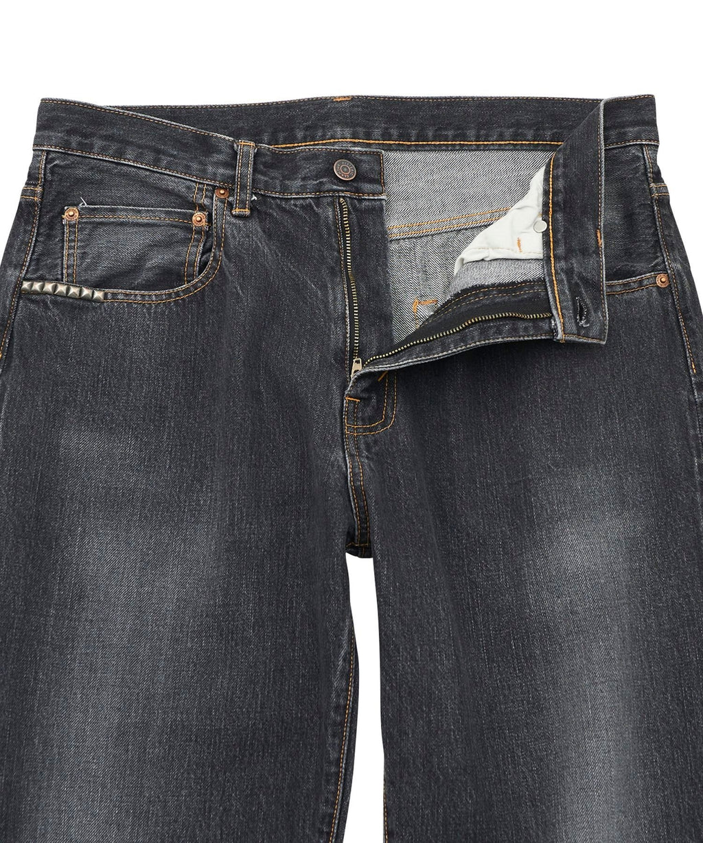 Loose Straight Denim Pants