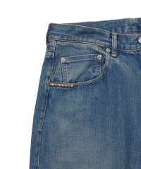Loose Straight Denim Pants