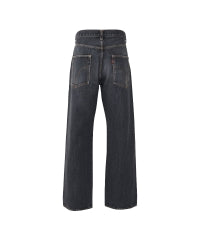 Loose Straight Denim Pants