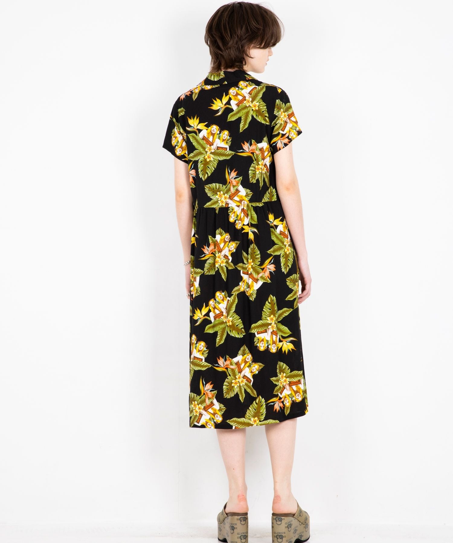 Tropic Channel Pattern Aloha One-Piece