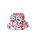 HG Label Pattern Bucket Hat - Other reds