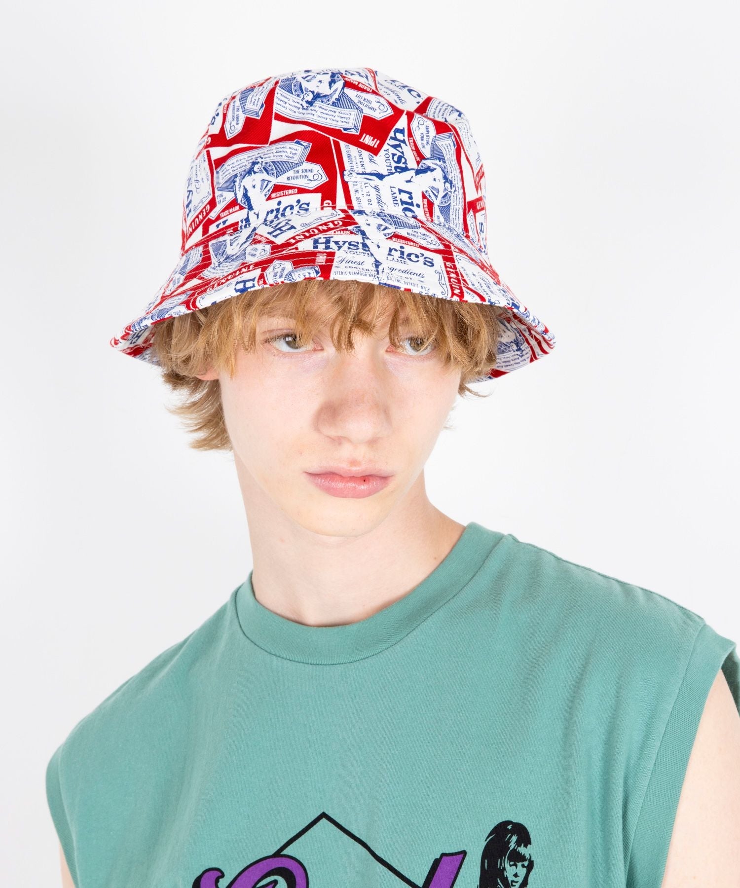 HG Label Pattern Bucket Hat