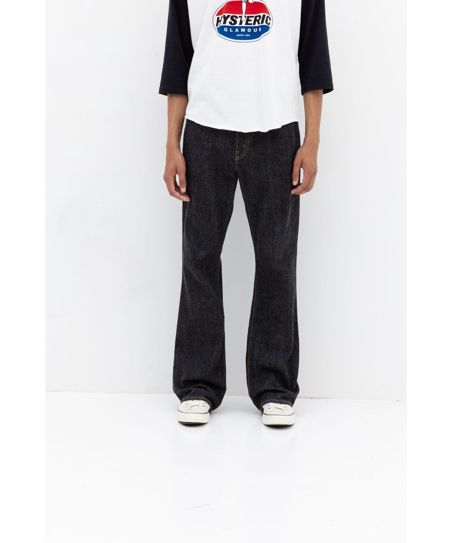 Denim Flare Pants