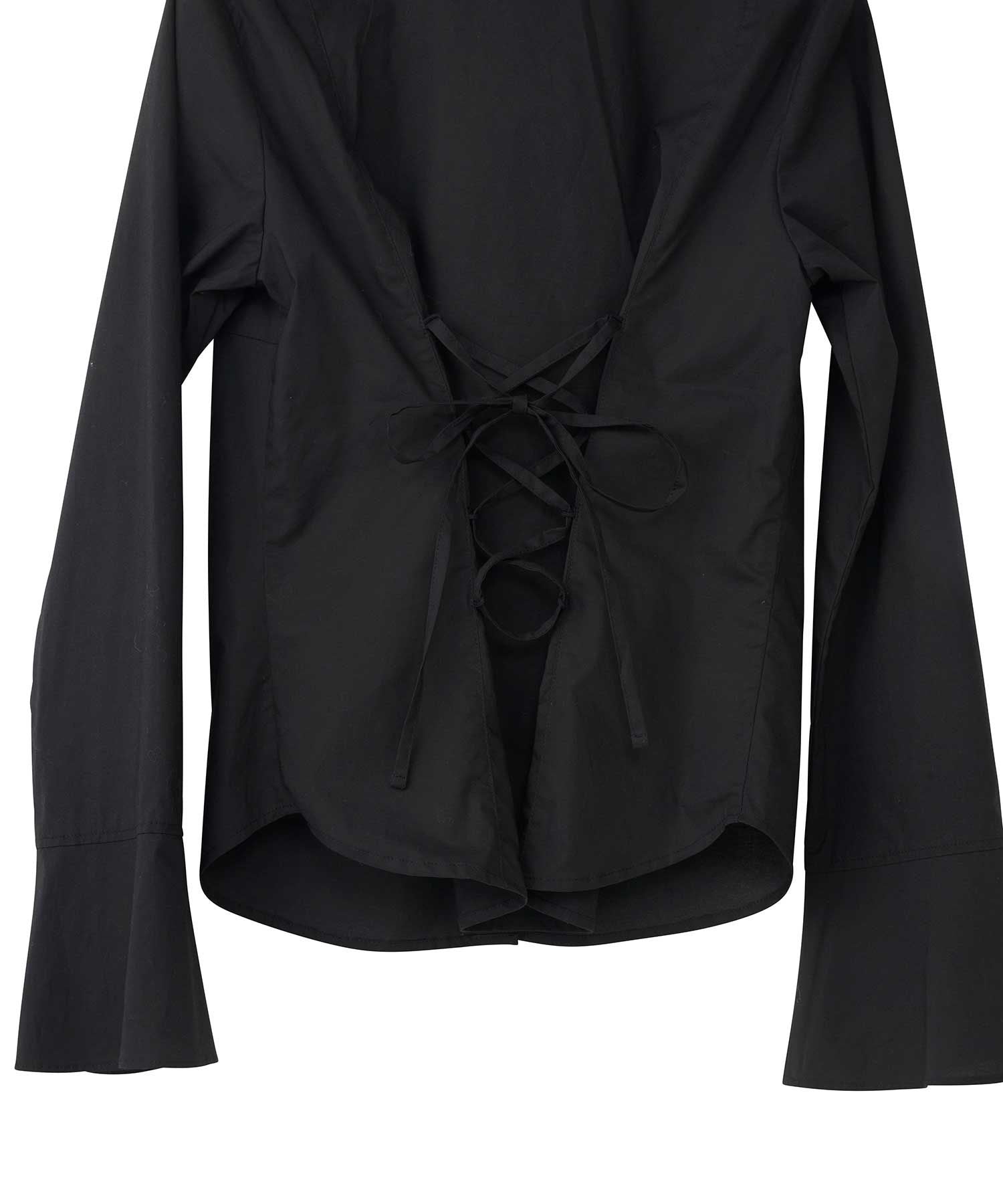 Hysteric Spider Lace Up Frill Cuff Blouse