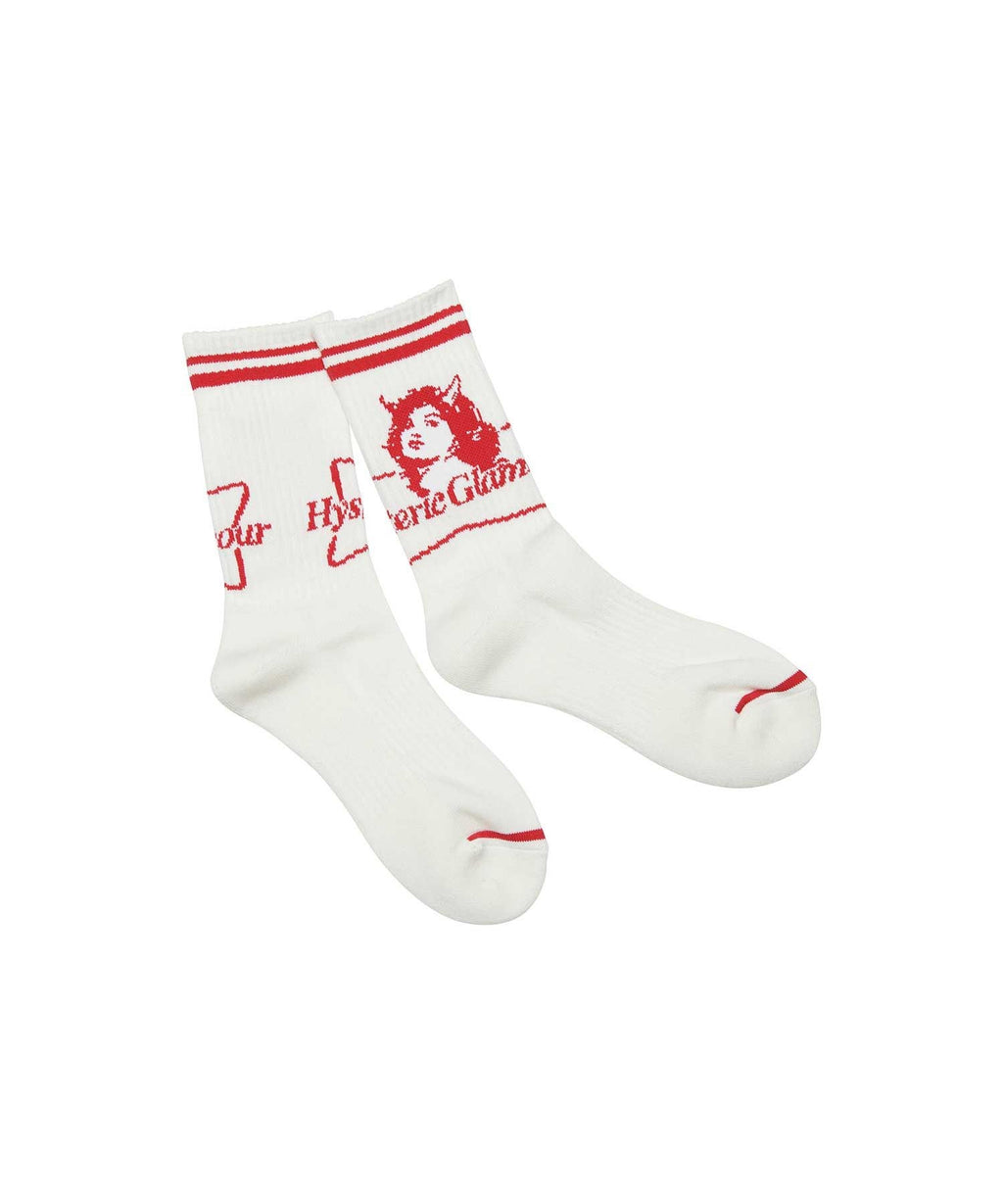 2TONE DEVIL WOMAN Sports Socks
