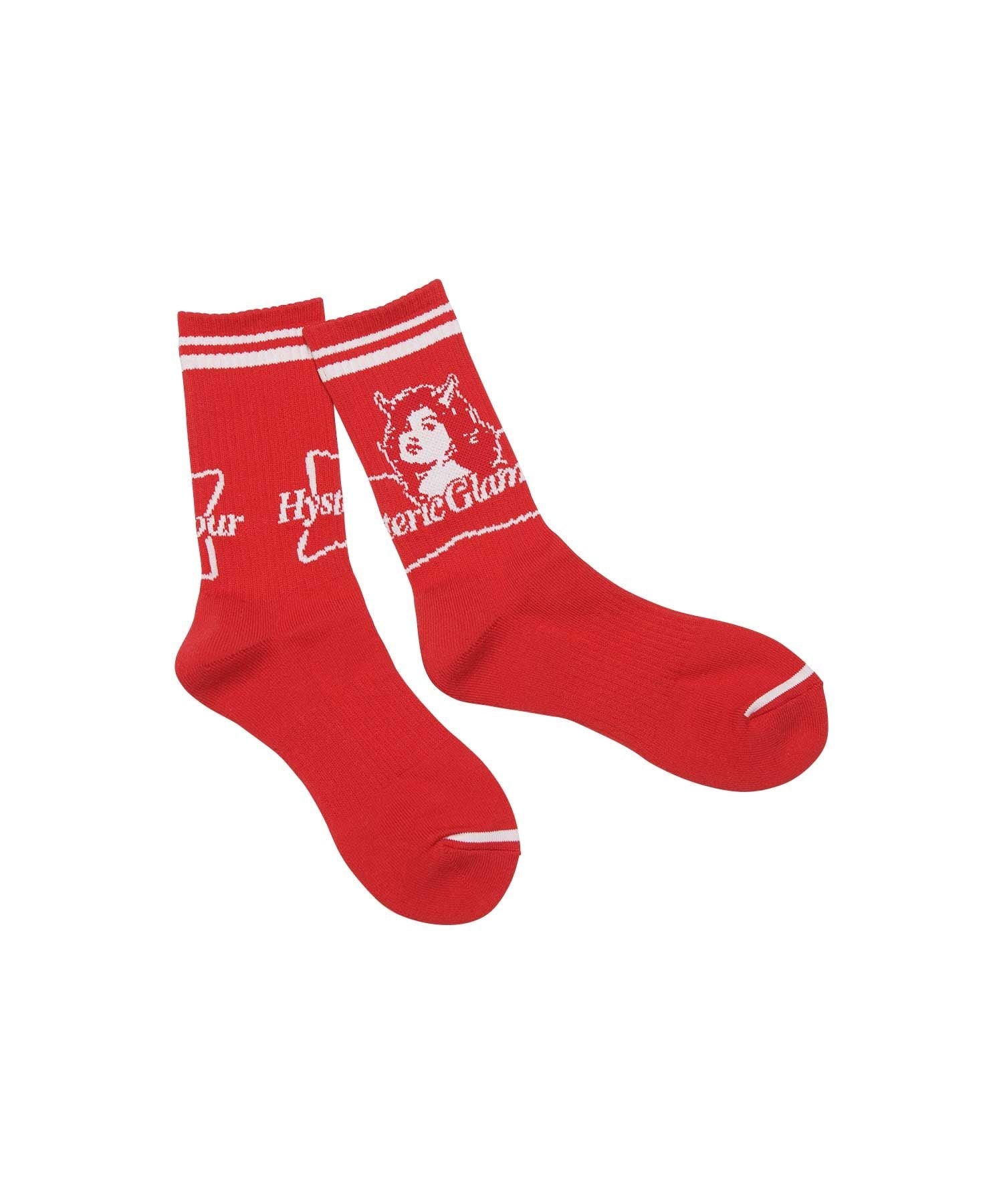 2TONE DEVIL WOMAN Sports Socks