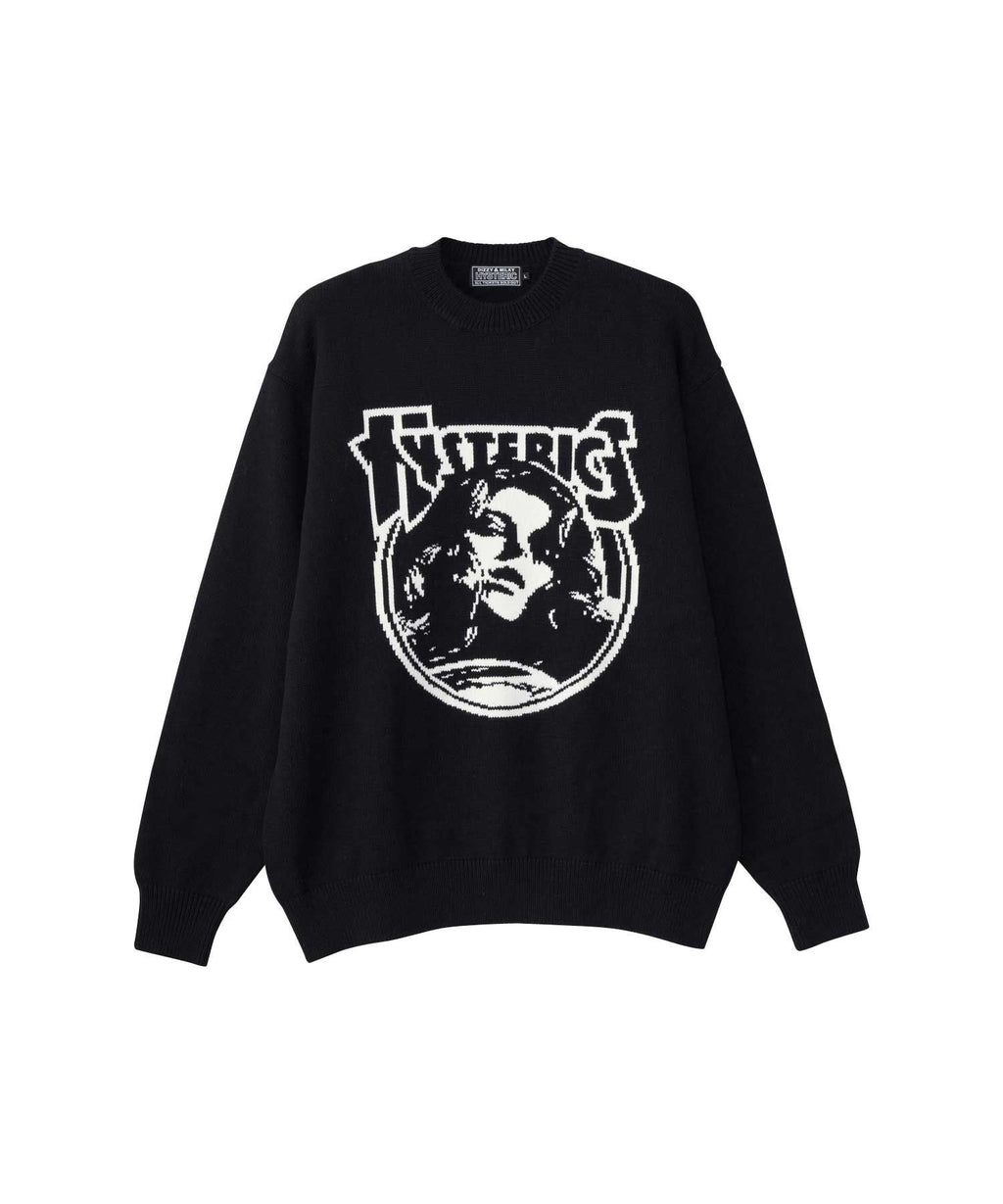 ENDLESS ROCK Knit Sweater - Black
