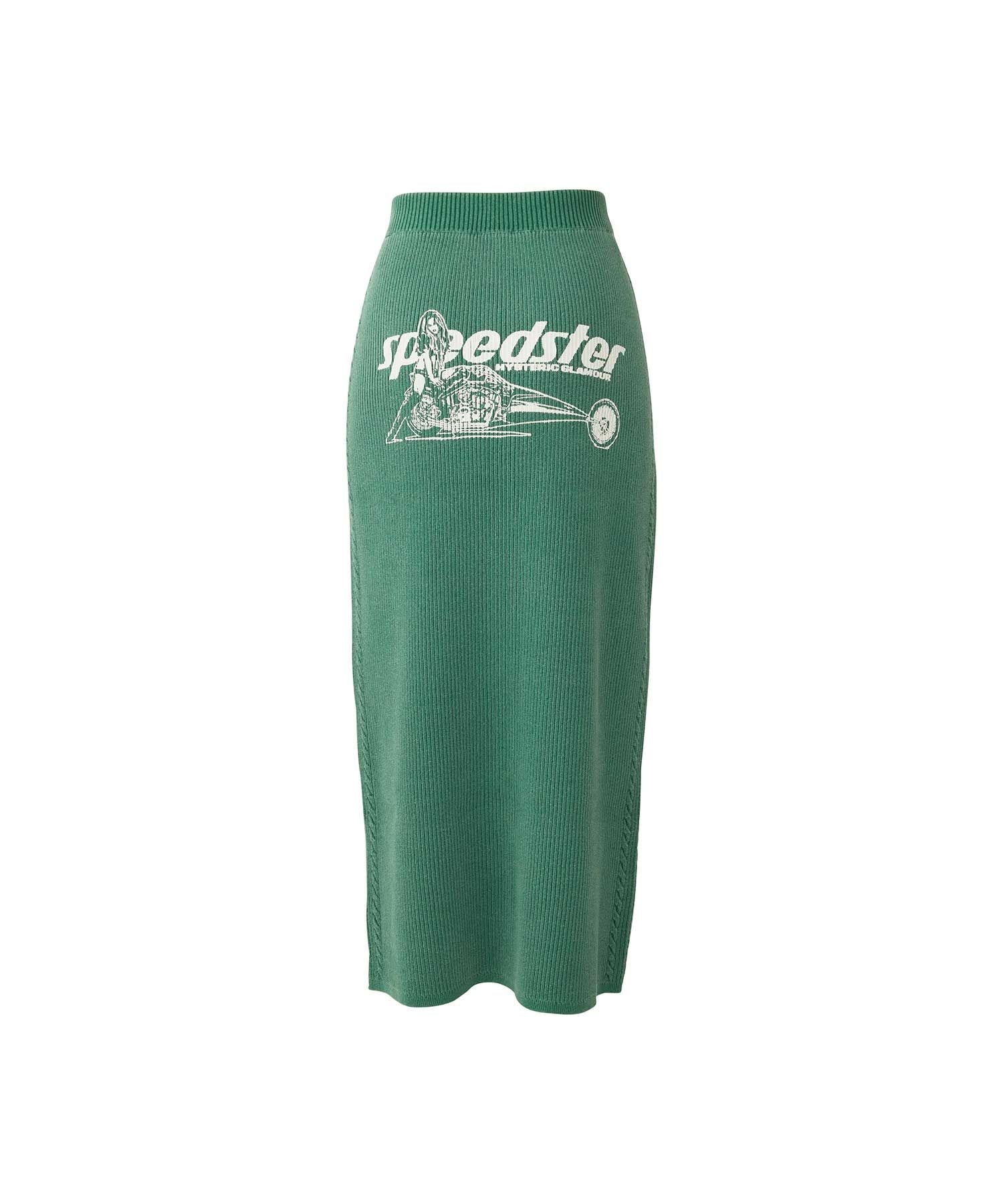 Speedster Front Zip Tight Skirt