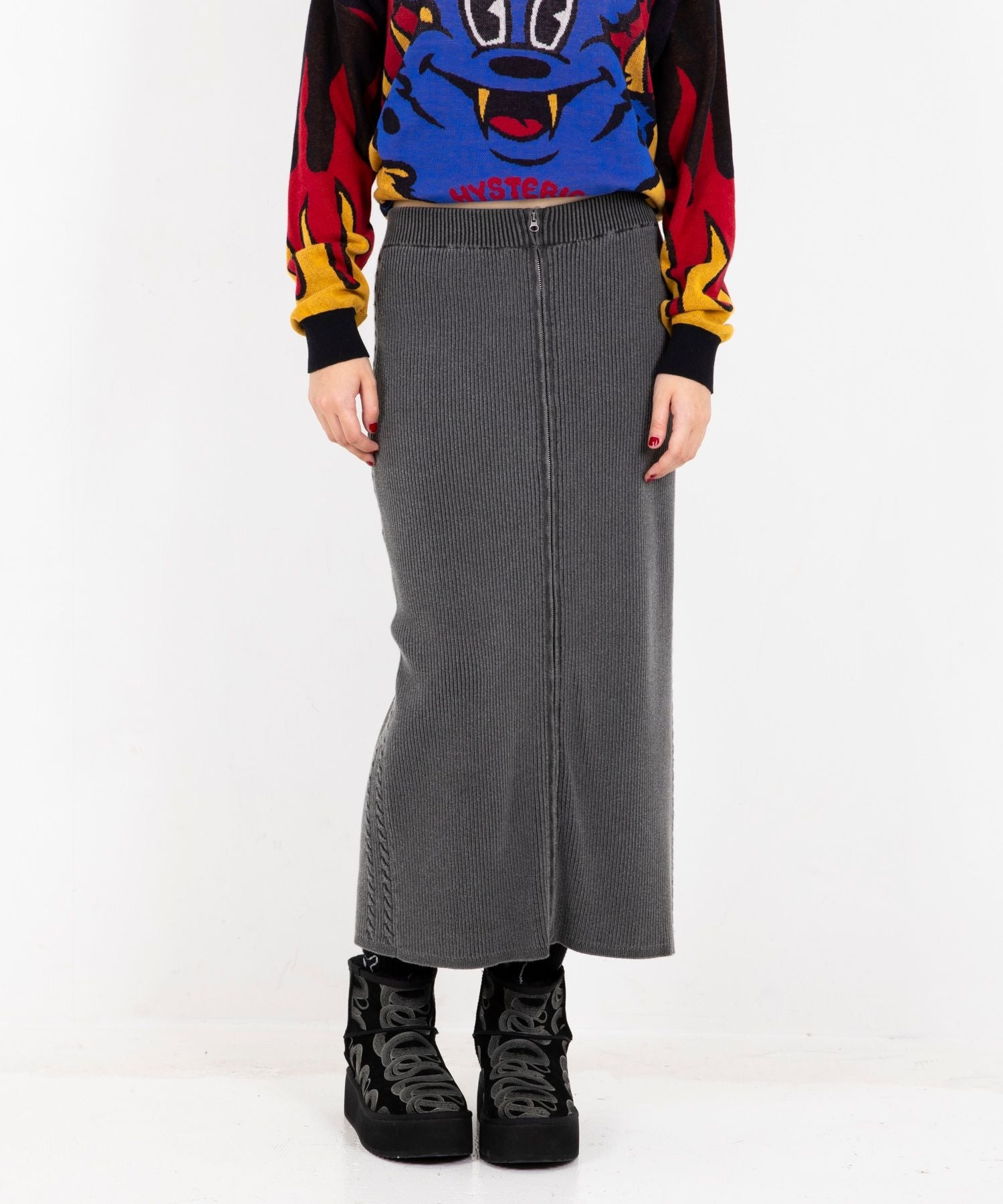 Speedster Front Zip Tight Skirt