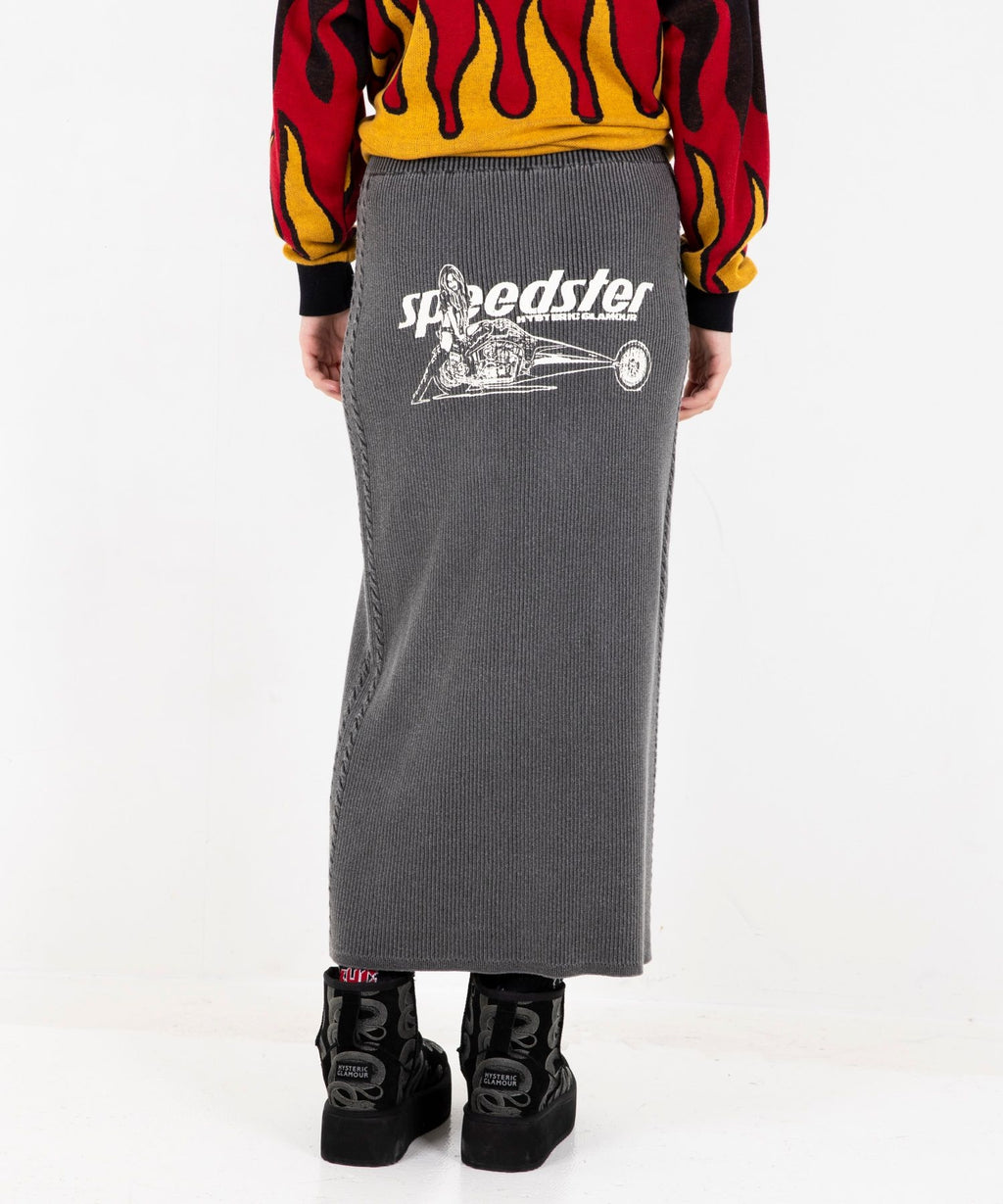 Speedster Front Zip Tight Skirt