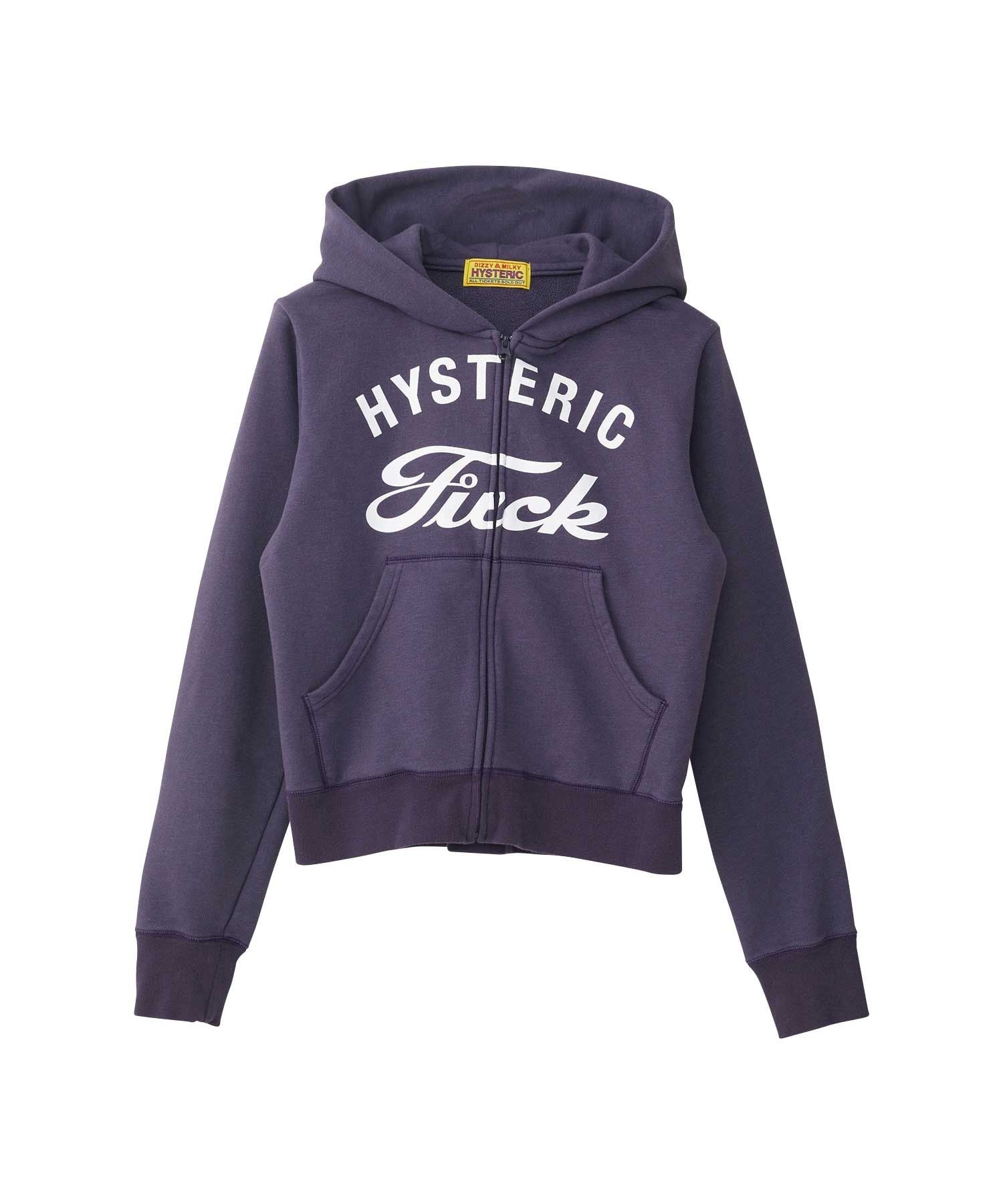 Hysteric Fuck Hoodie - Purple
