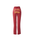 HYSTERIC FUCK Flare Pants - Red
