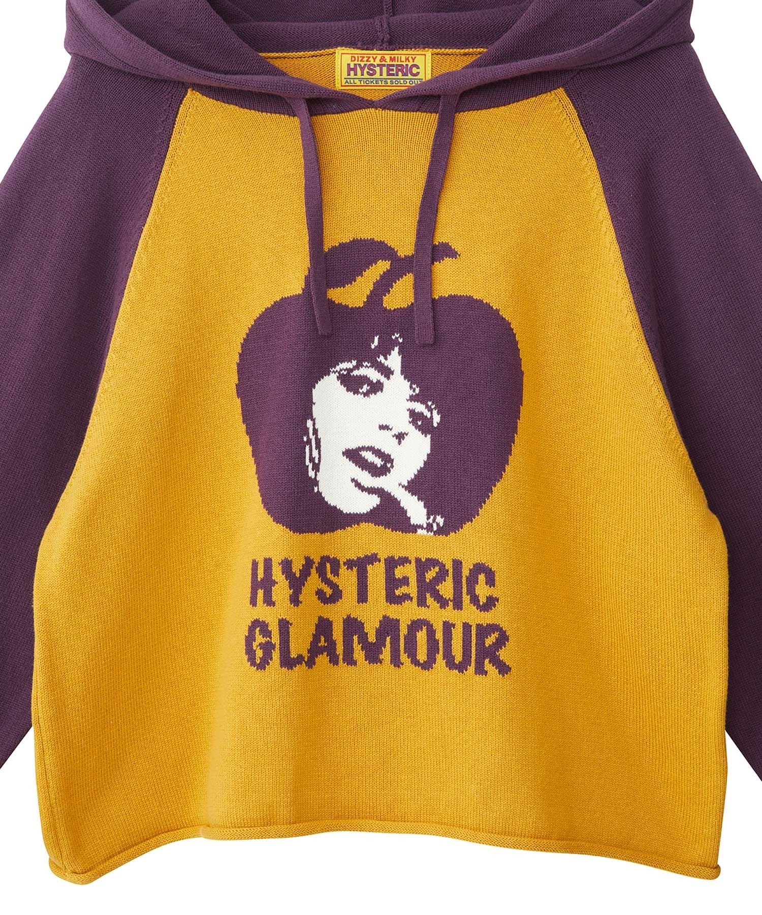APPLE GIRL Knit Hoodie