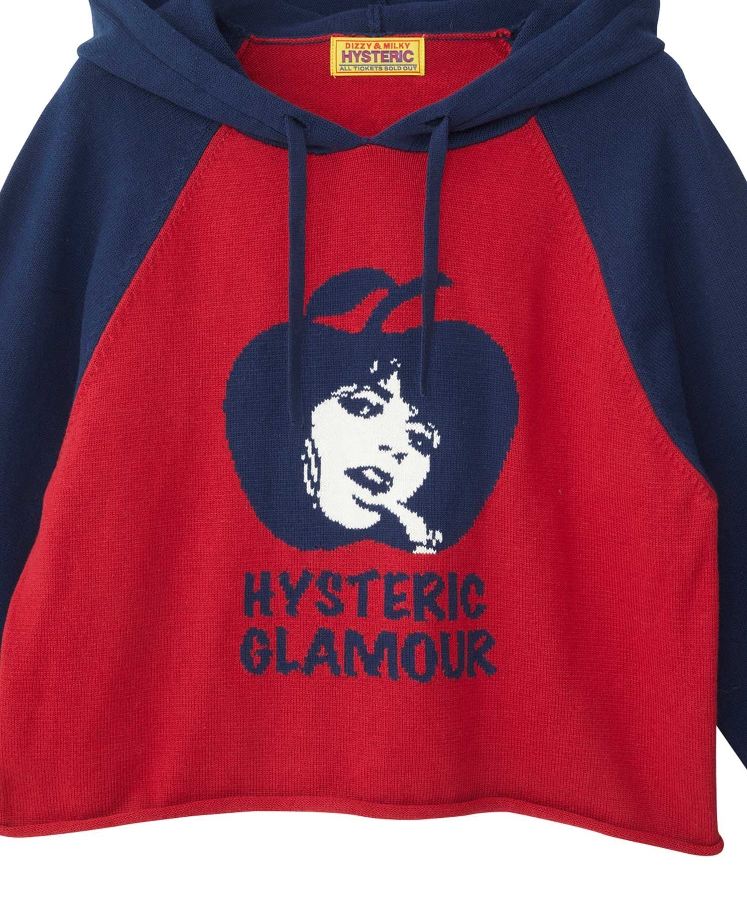 APPLE GIRL Knit Hoodie