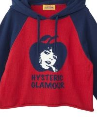APPLE GIRL Knit Hoodie