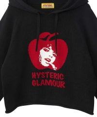APPLE GIRL Knit Hoodie