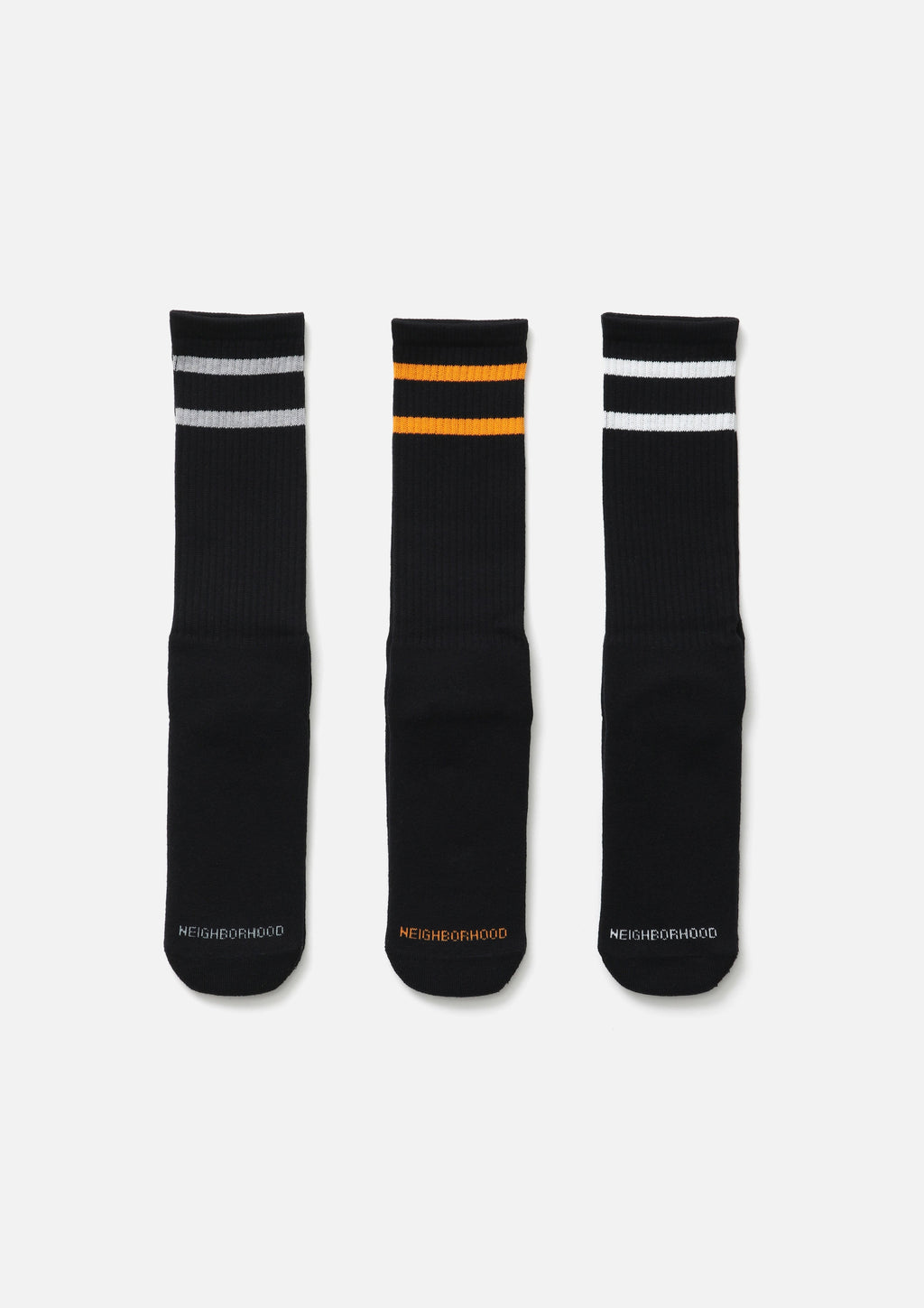 Classic 3 Pack Socks - BLACK