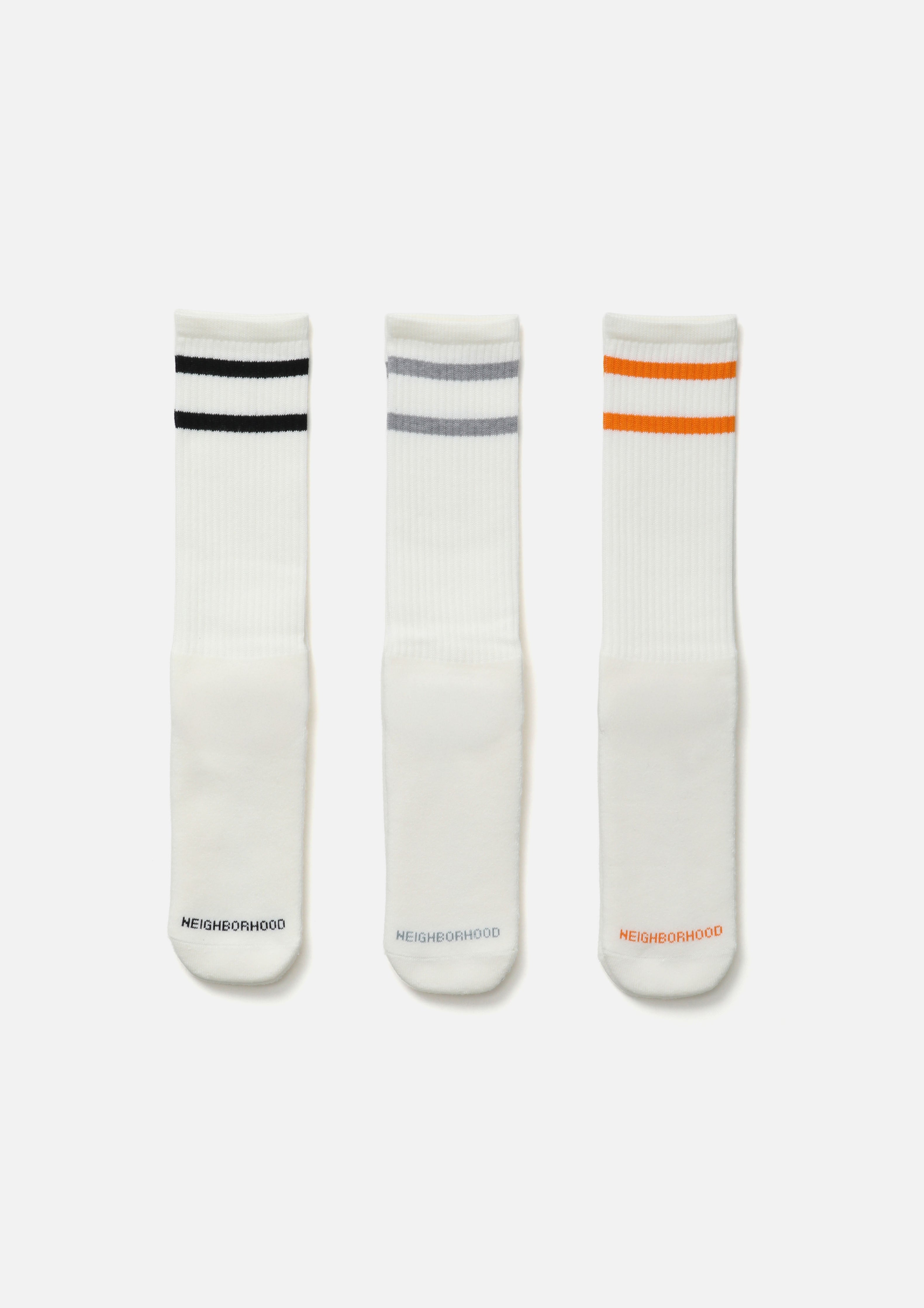 Classic 3 Pack Socks - WHITE