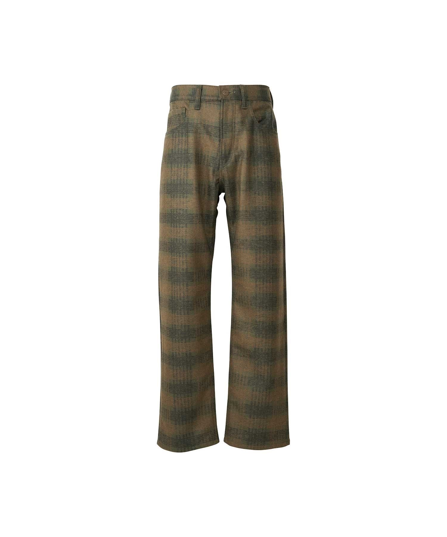 Loose Straight Pants - Green other