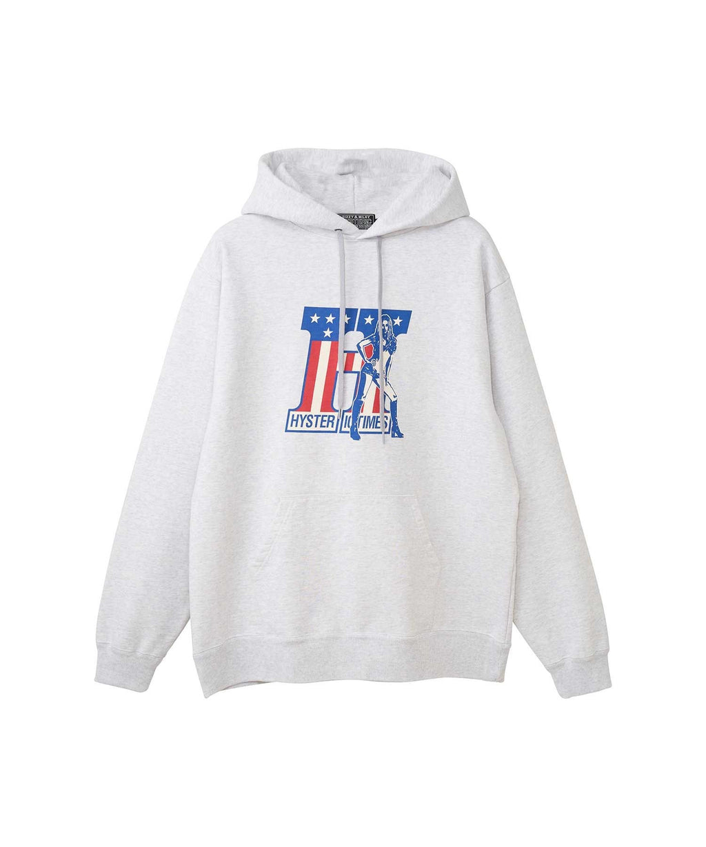 H TIMES Hoodie - Top Gray