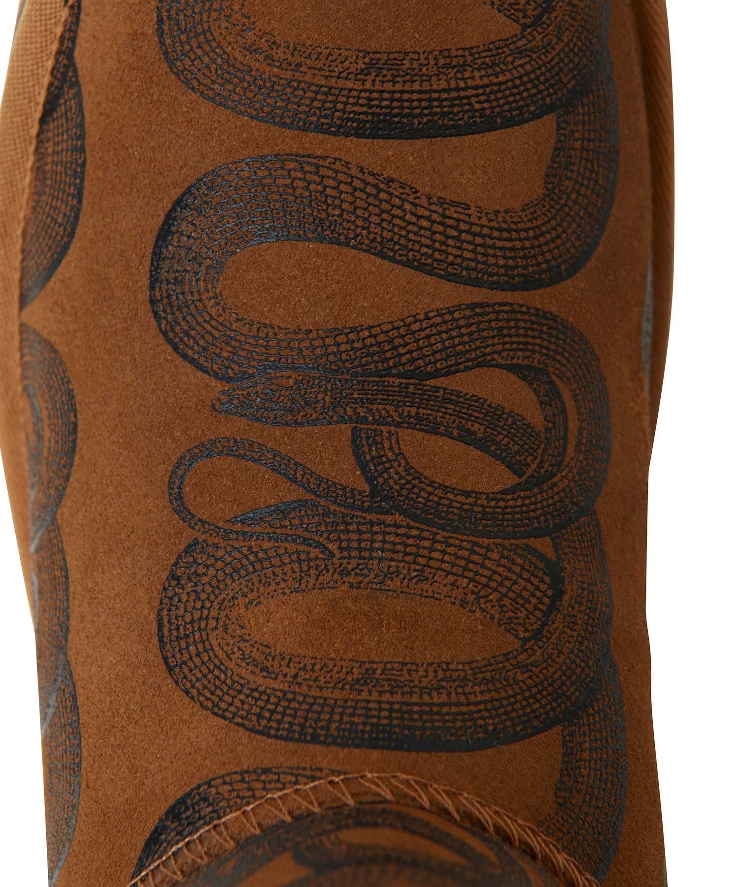 SNAKE LOOP Platform Boots